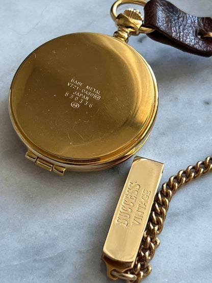 [Battery Replaced] SEIKO ALBA SUCSESS Pocket Watch Antique