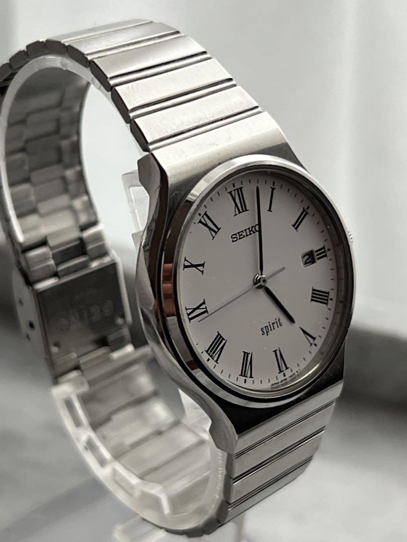 【Battery Replaced】Excellent Condition SEIKO SPIRIT DATE classic