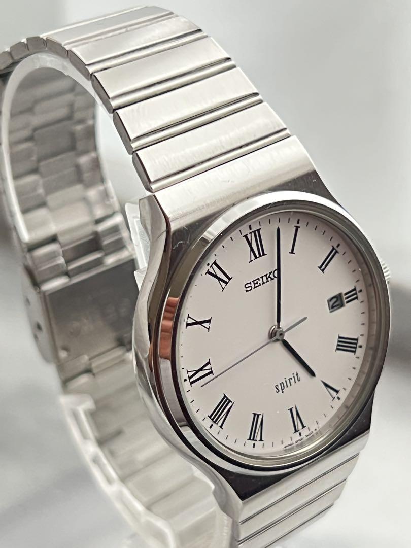 【Battery Replaced】Excellent Condition SEIKO SPIRIT DATE classic