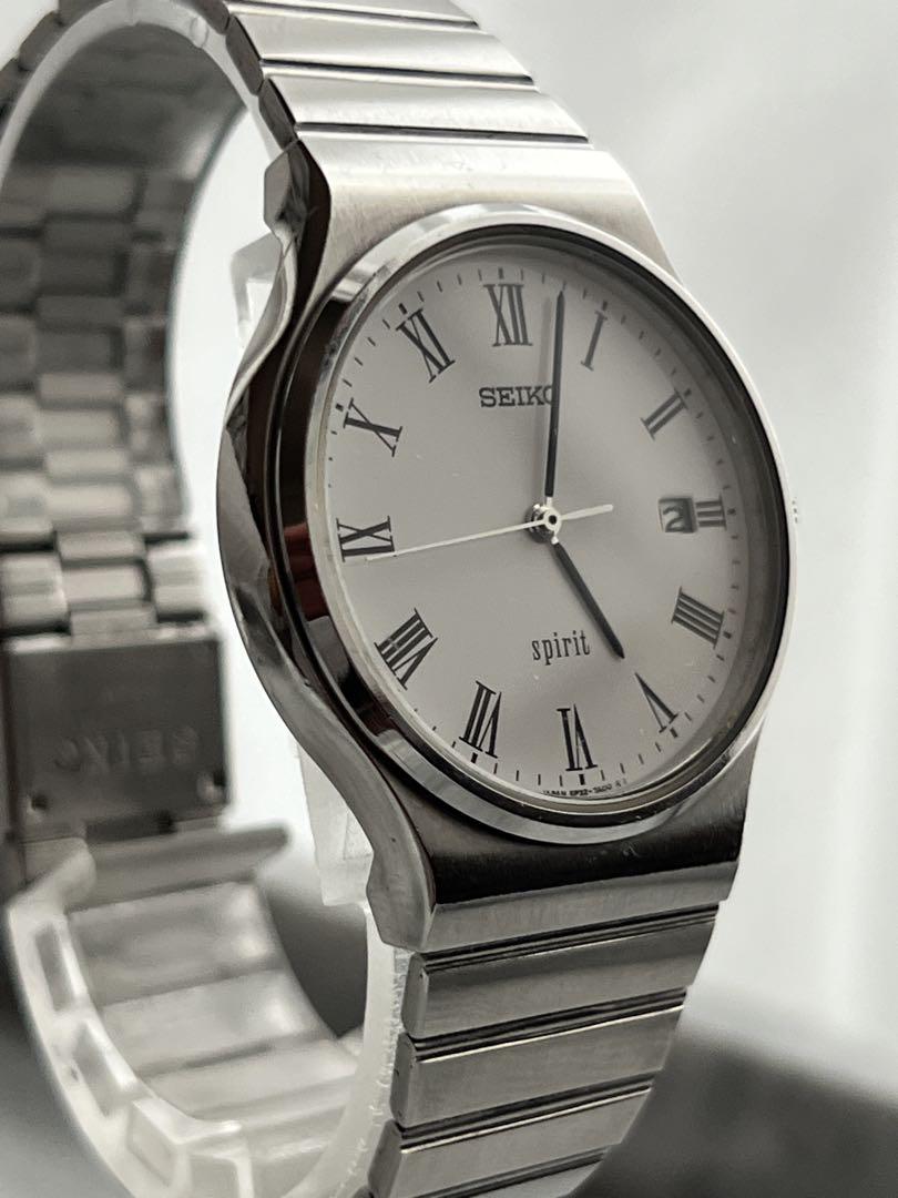 【Battery Replaced】Excellent Condition SEIKO SPIRIT DATE classic