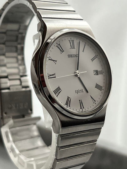 【Battery Replaced】Excellent Condition SEIKO SPIRIT DATE classic