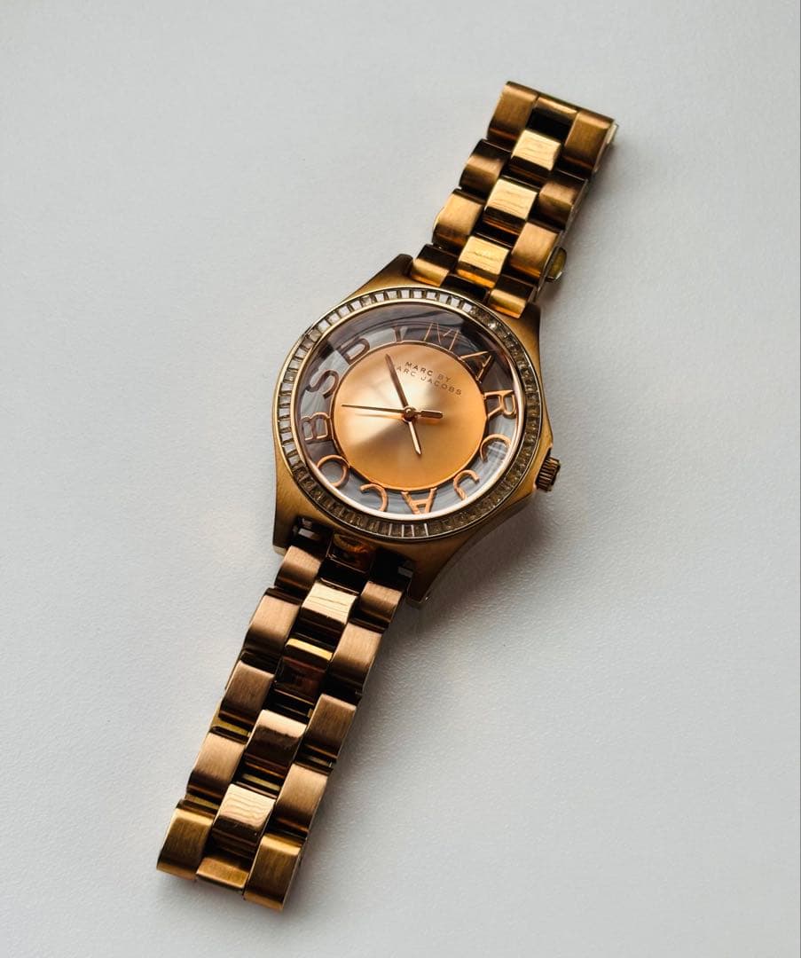 New Battery for Beautiful Item Mark by Mark Jacobs Henry Skeleton Crystal