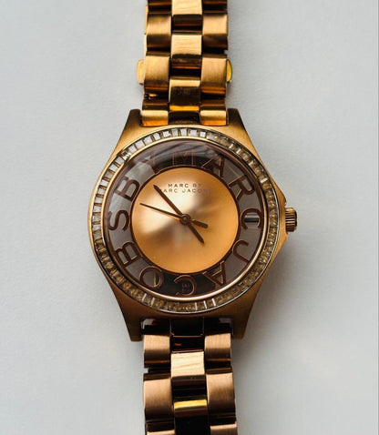 New Battery for Beautiful Item Mark by Mark Jacobs Henry Skeleton Crystal