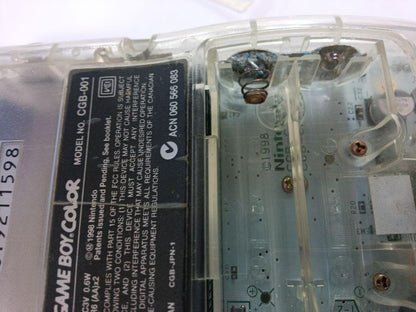 Nintendo Game Boy Color CGB-001 Clear