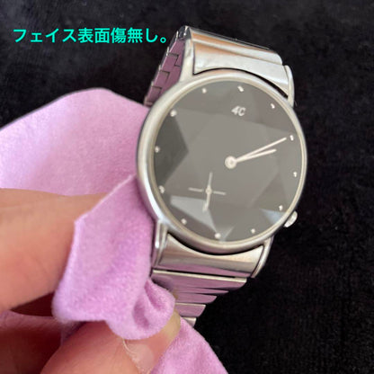 4 Unisex Cut Glass Watch