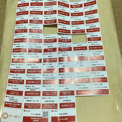 Ramen Walker Chiba 2025 Coupon 2 Copies (Cutting Allowed) Bonus 2023