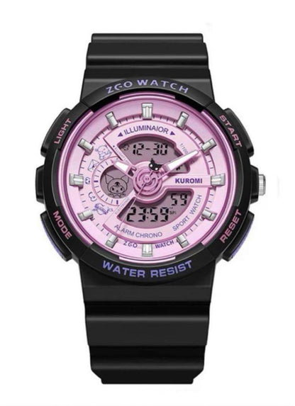 New Inspected Kuromi Wristwatch  Overseas Limited Edition Analog & Digital