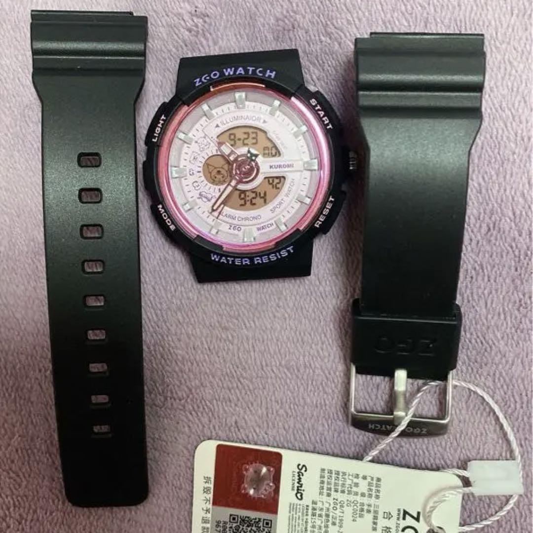 New Inspected Kuromi Wristwatch  Overseas Limited Edition Analog & Digital