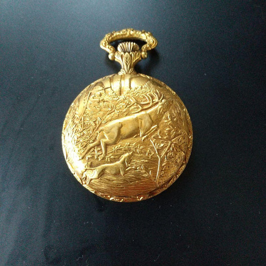 Arnex 17 JEWELS Winding Pocket Watch Gold