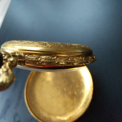 Arnex 17 JEWELS Winding Pocket Watch Gold