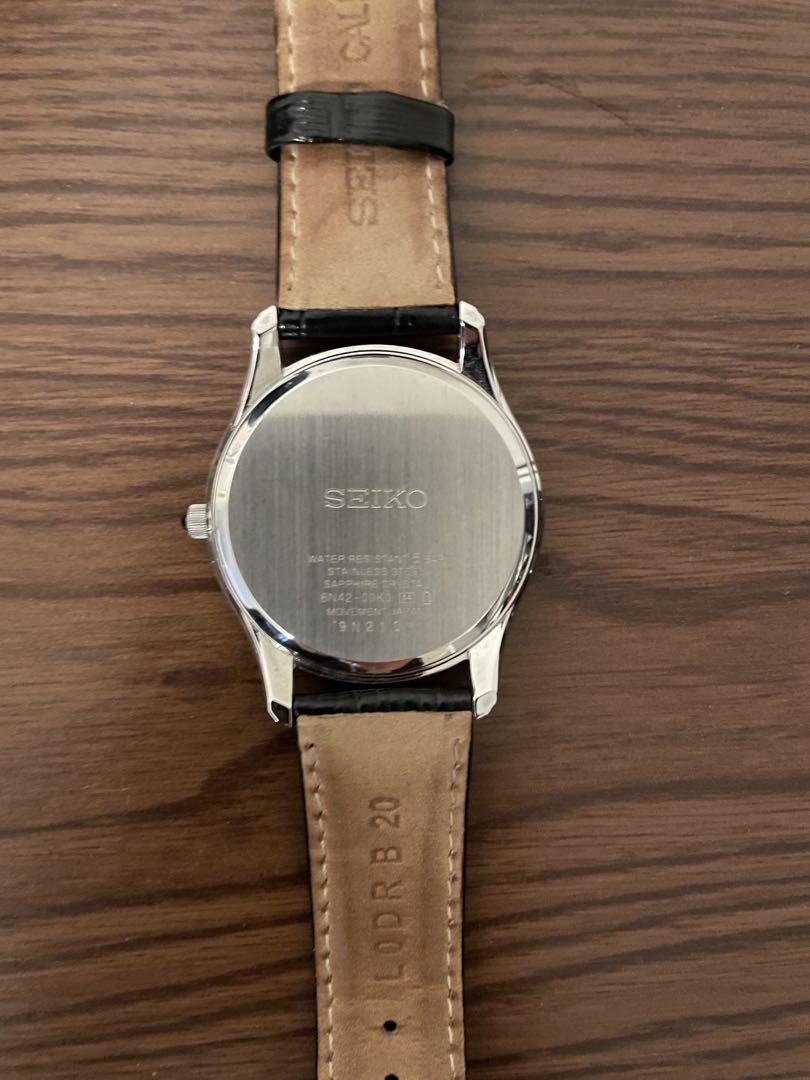 SEIKO Analog Quartz Watch Black