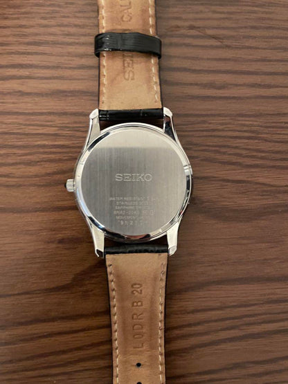 SEIKO Analog Quartz Watch Black