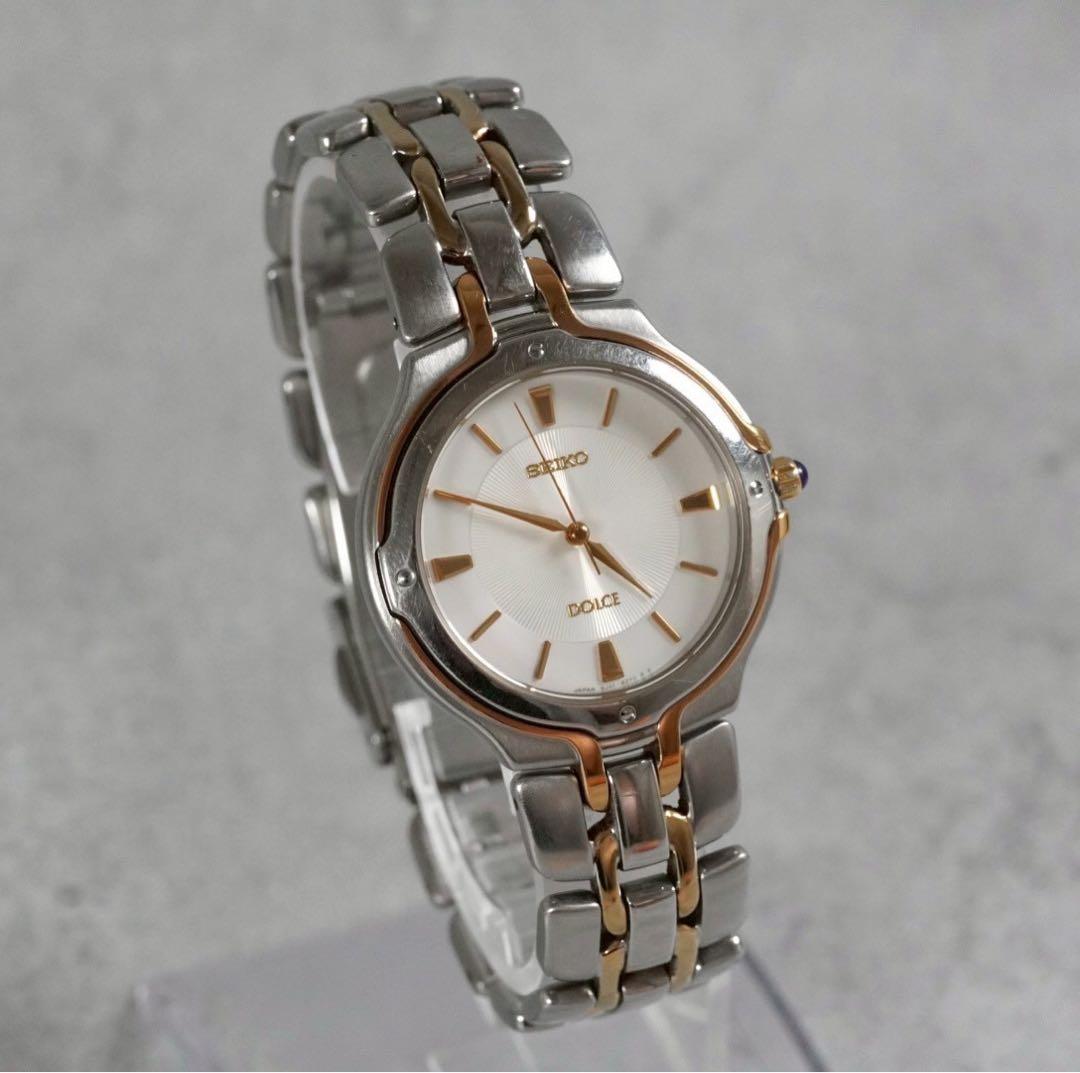SEIKO Dolce 8J41-6150 Stainless Gold Combination Running