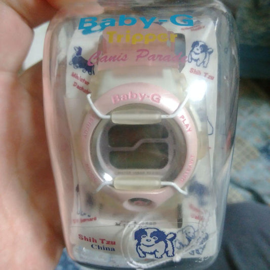 New, unused Baby-G Tripper Shih Tzu Digital Watch