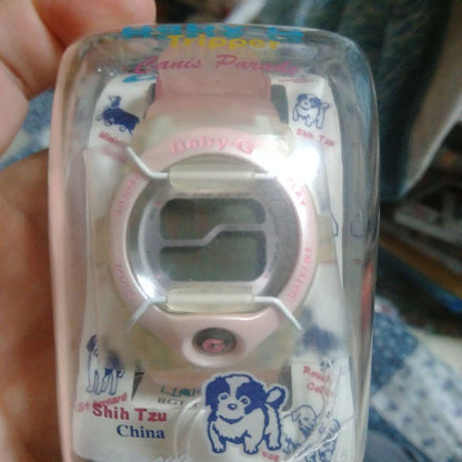 New, unused Baby-G Tripper Shih Tzu Digital Watch