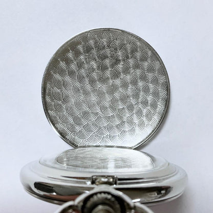 Pocket Watch Kuma Mon Hunter & Napoleon Case Silver Color New Unopened
