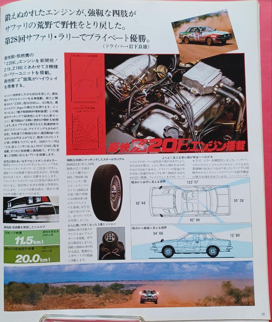 Nissan Silvia 3rd Generation S110 Type Pre-1980 Catalog