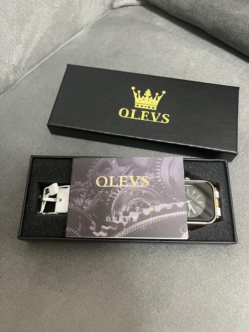 OLEVS Automatic Winding Analog Watch White
