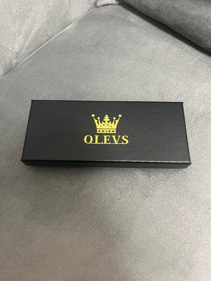 OLEVS Automatic Winding Analog Watch White