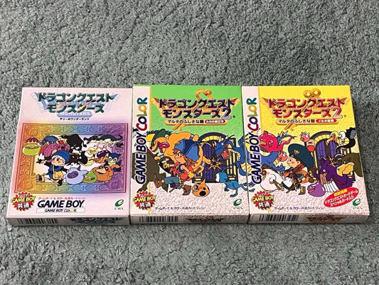 Dragon Quest Monsters Game Boy & Color Games 3 Titles