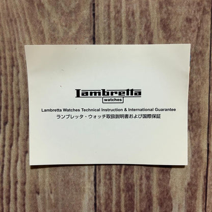 Unused Lambretta Watch Dead Stock The Who