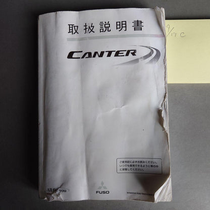 Mitsubishi Fuso Canter 4P10 Engine Vehicle User Manual 2012 Edition