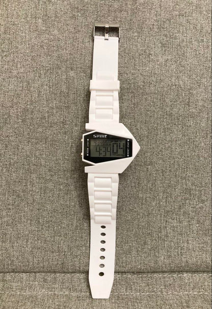 New Digital Sports Watch White