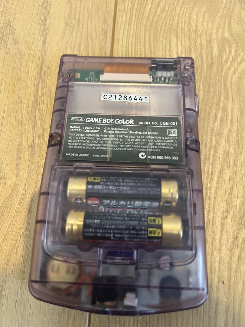 Clear Purple Game Boy Color Body