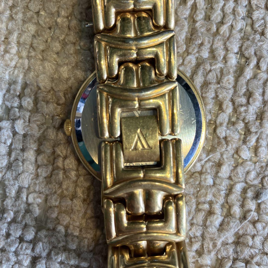 Beautiful Izax Valentino Gold Watch with Rhinestone Dial