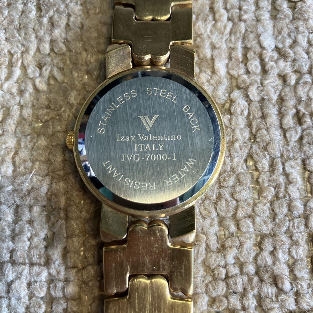 Beautiful Izax Valentino Gold Watch with Rhinestone Dial
