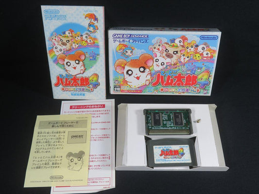 Totto Hamtaro 4 Game Boy Advance Complete Set Terminal Cleaning Done