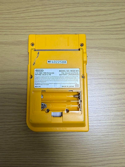 Game Boy Pocket Yellow + Pokémon Green