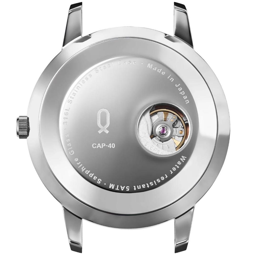 [Belt, Buckle Included] Knot Openheart Automatic Watch CAP-40SVSV