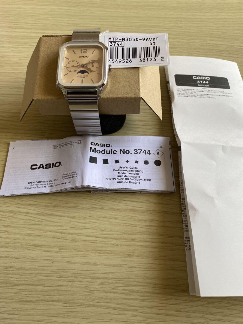 New CASIO MTP-M305D-9AVDF White Face Parallel Import