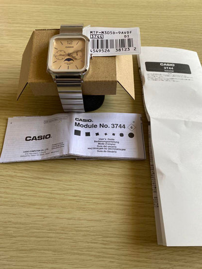 New CASIO MTP-M305D-9AVDF White Face Parallel Import