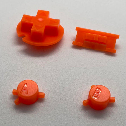 Game Boy Color Button Set (Orange) 4 Pieces