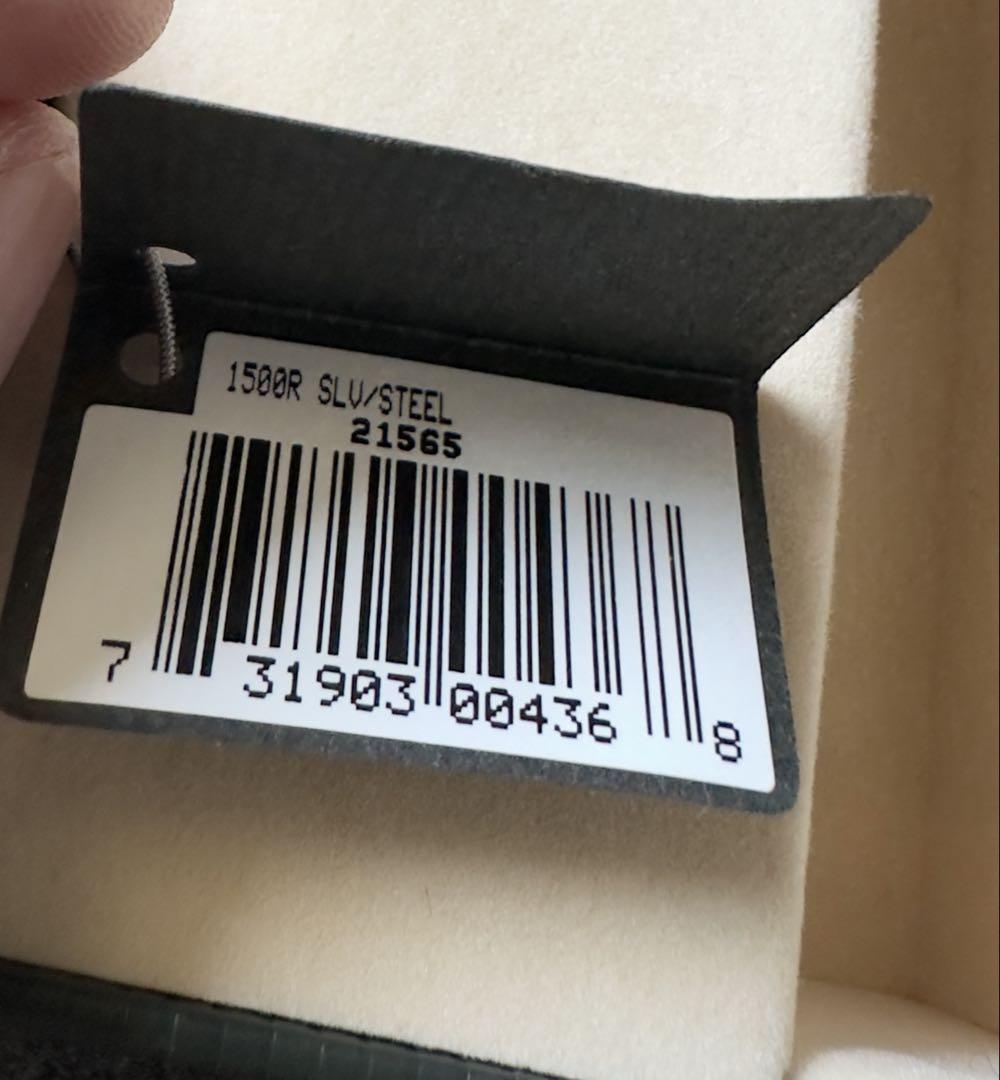 【Extremely Beautiful Condition • Functional 】 GUCCI Watch 1500L Silver Bangle with Box