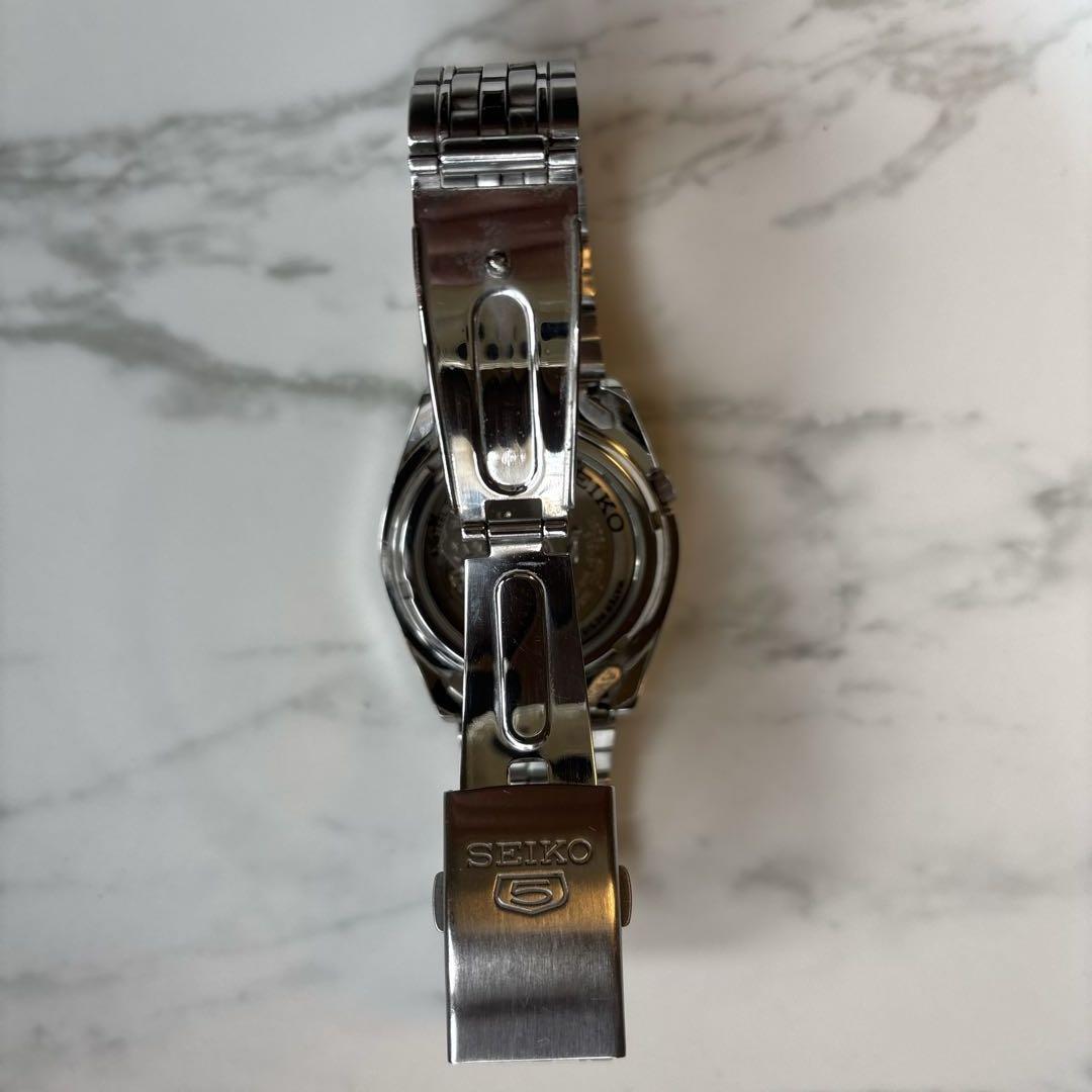 SEIKO Five 5 7S26C Automatic Winding Watch Silver
