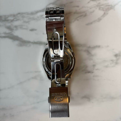 SEIKO Five 5 7S26C Automatic Winding Watch Silver