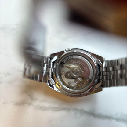 SEIKO Five 5 7S26C Automatic Winding Watch Silver