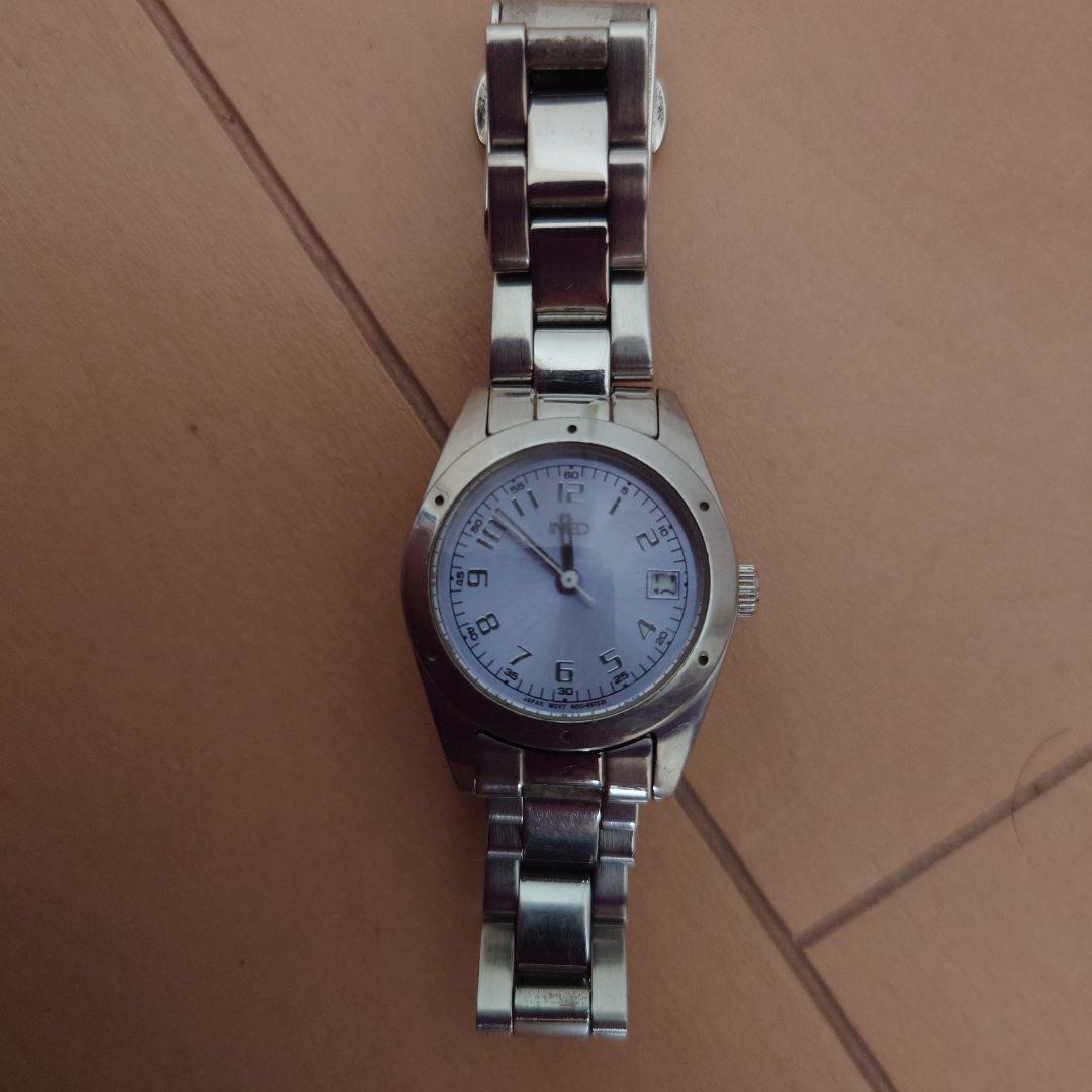 Automatic Winding Analog Watch Silver Approximately 30mm