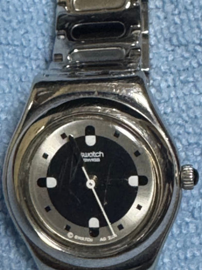 Swatch Stainless Steel Watch Black