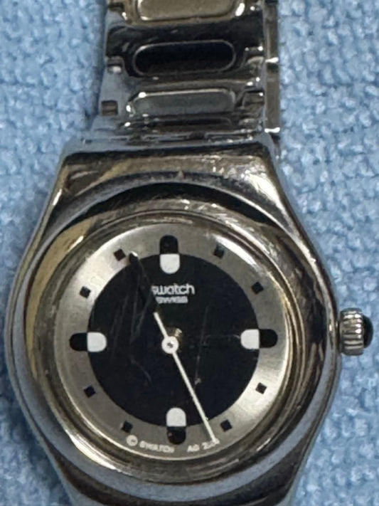 Swatch Stainless Steel Watch Black