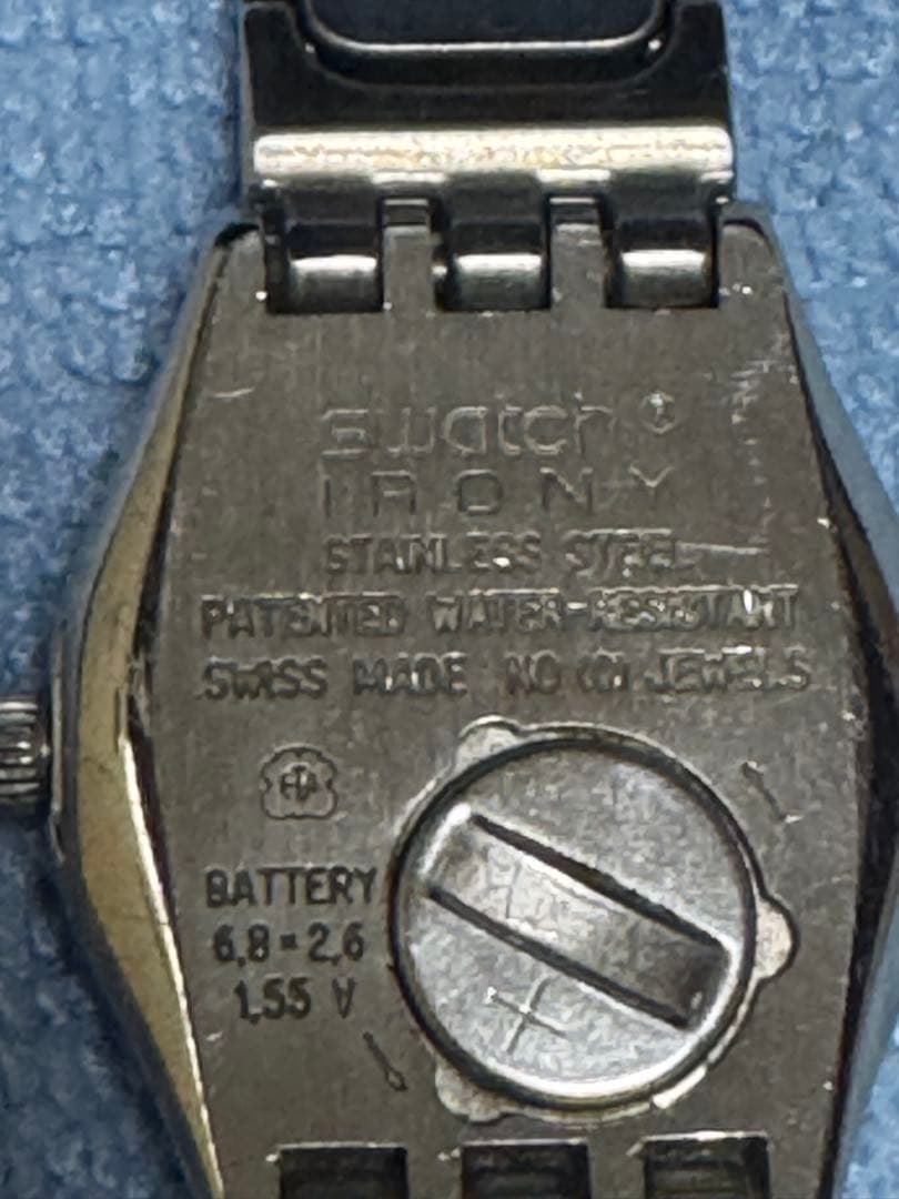 Swatch Stainless Steel Watch Black