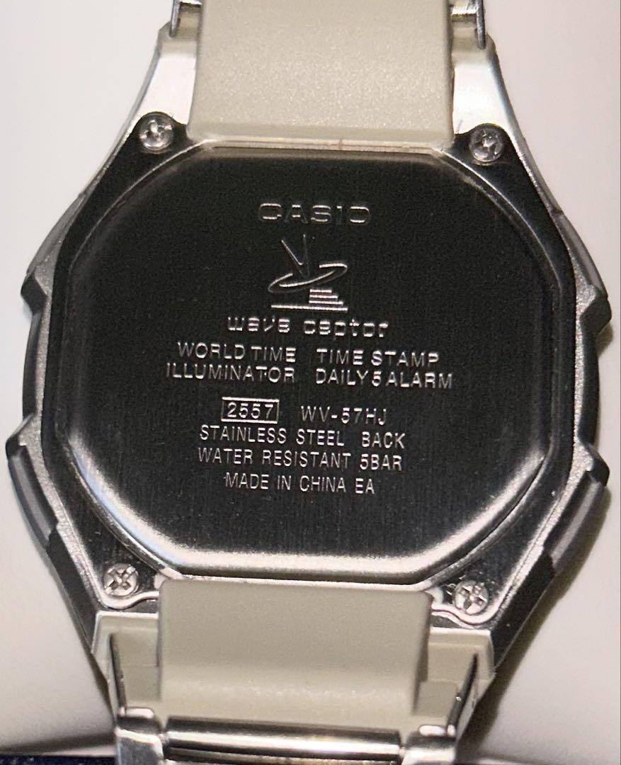 New CASIO Radio-Controlled Watch WV-57HJ with Full Metal Protective Film CASIO