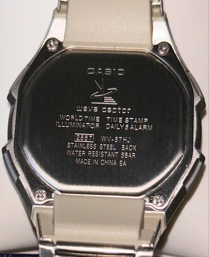 New CASIO Radio-Controlled Watch WV-57HJ with Full Metal Protective Film CASIO