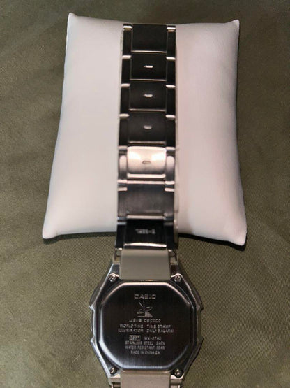 New CASIO Radio-Controlled Watch WV-57HJ with Full Metal Protective Film CASIO