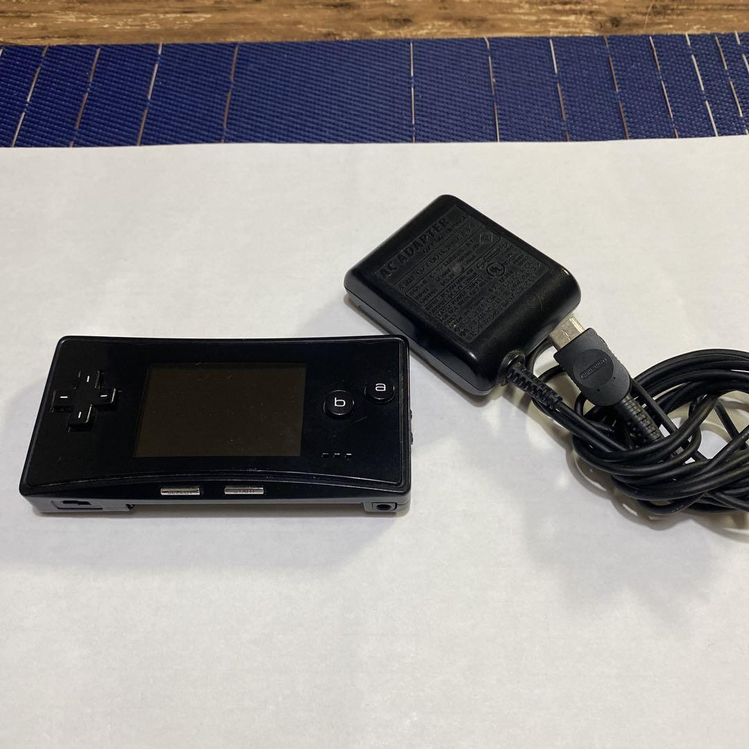 Game Boy Micro Console (Black) AC Adapter Included + 8 Games
