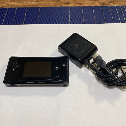 Game Boy Micro Console (Black) AC Adapter Included + 8 Games