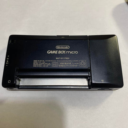 Game Boy Micro Console (Black) AC Adapter Included + 8 Games